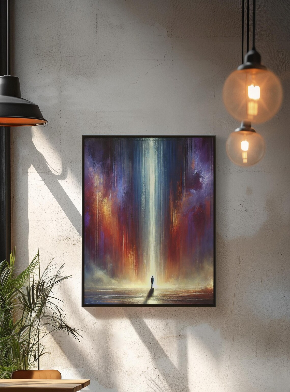 Abstract Light Portal Art Print, Surreal Dreamscape - Image 3