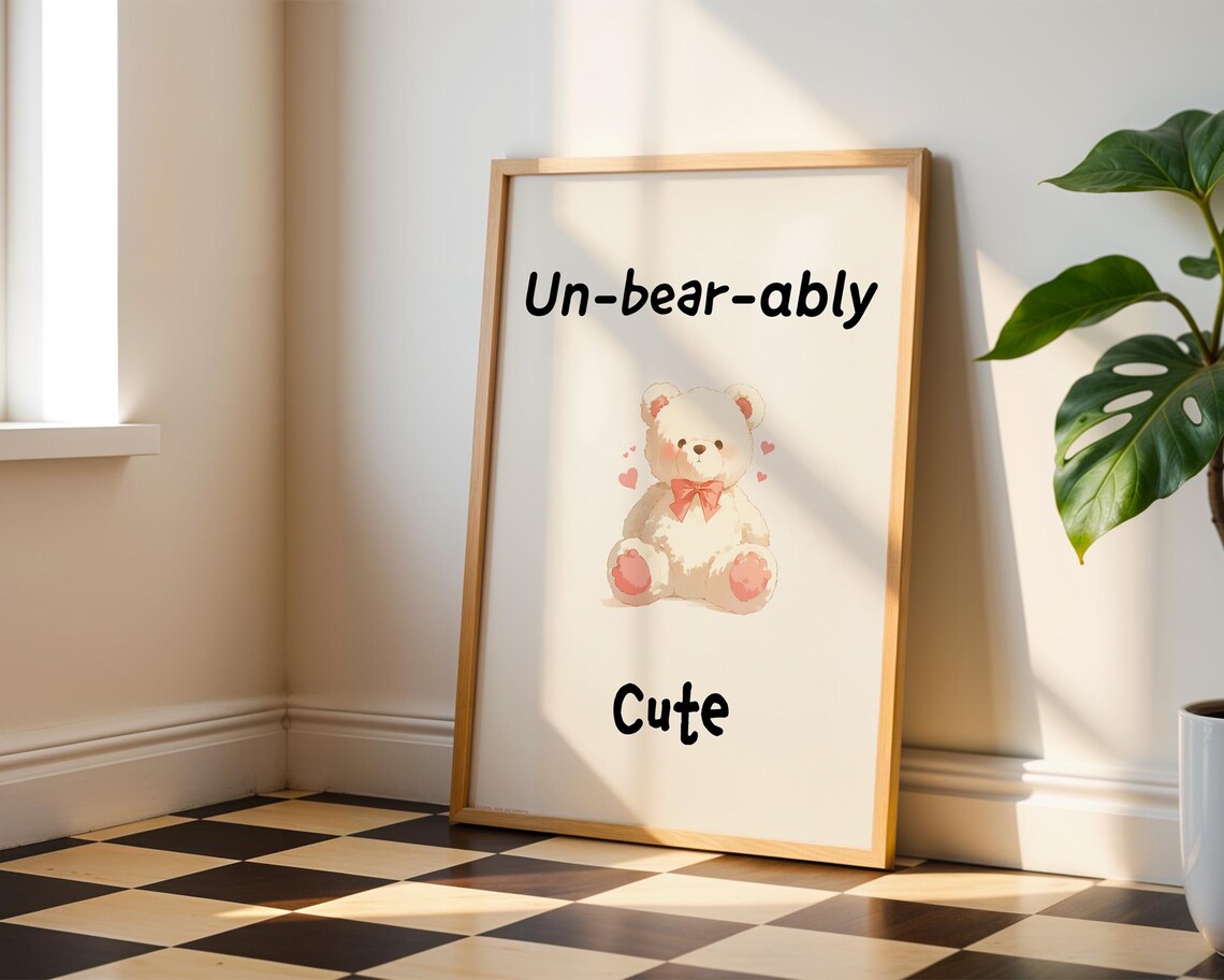 Un-Bear-Ably Cute Bear Home Office Decor - Image 4