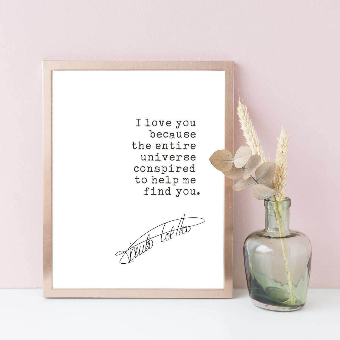 The Alchemist Quote by Paulo Coelho Art Print - Image 3