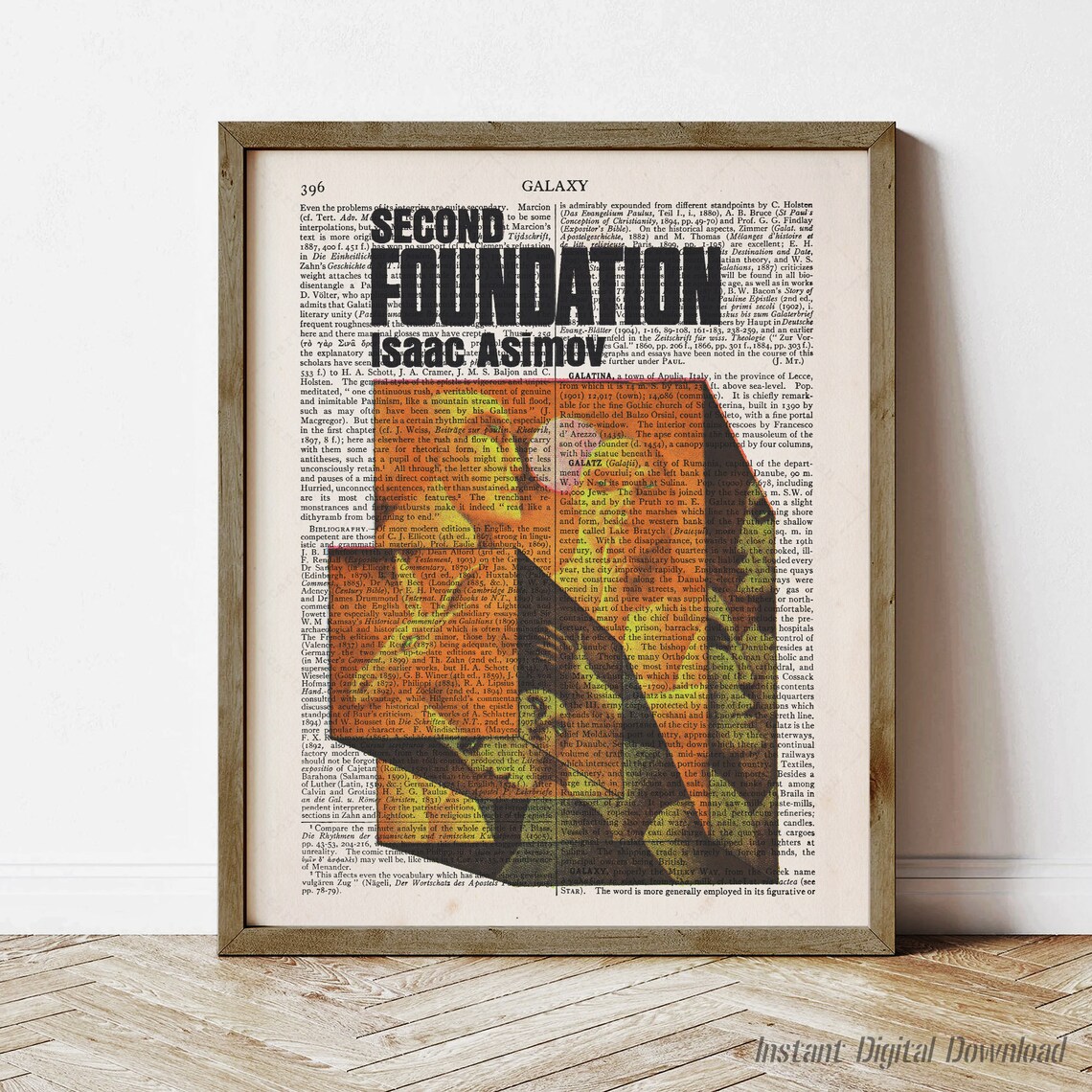 Second Foundation by Isaac Asimov Literary Art Print