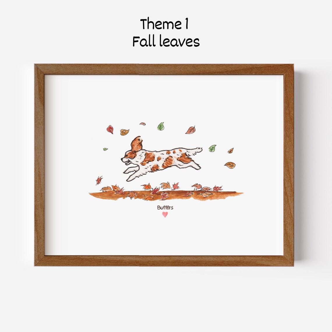 Mini Pet Portrait Custom Watercolor Art Print - Image 2