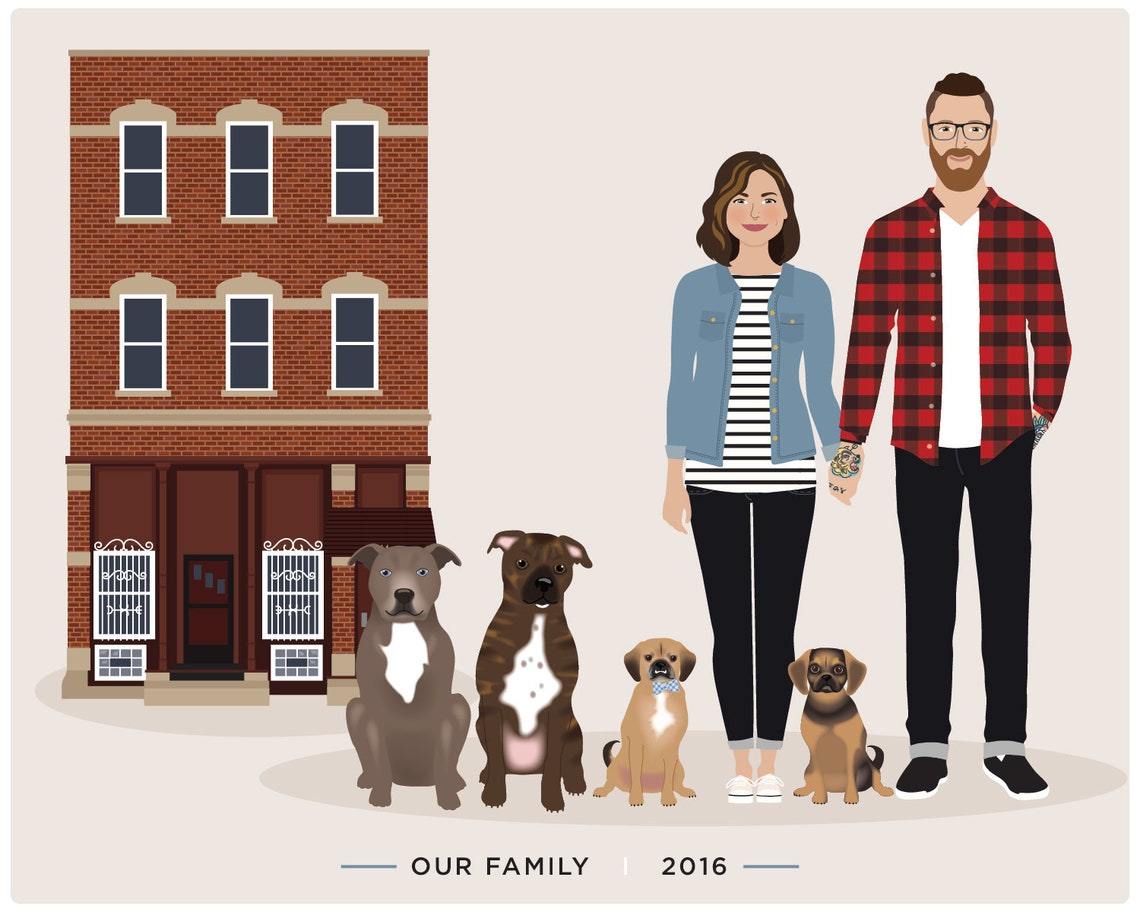 Personalized Family and Home Portrait - Image 5