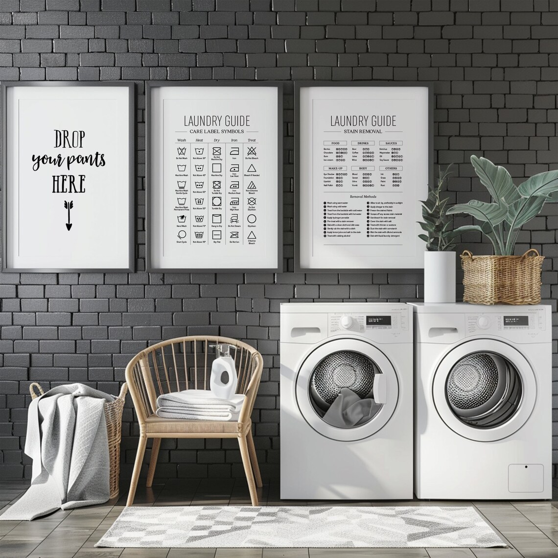 Drop Your Pants Humorous Bathroom Art Print - Image 2