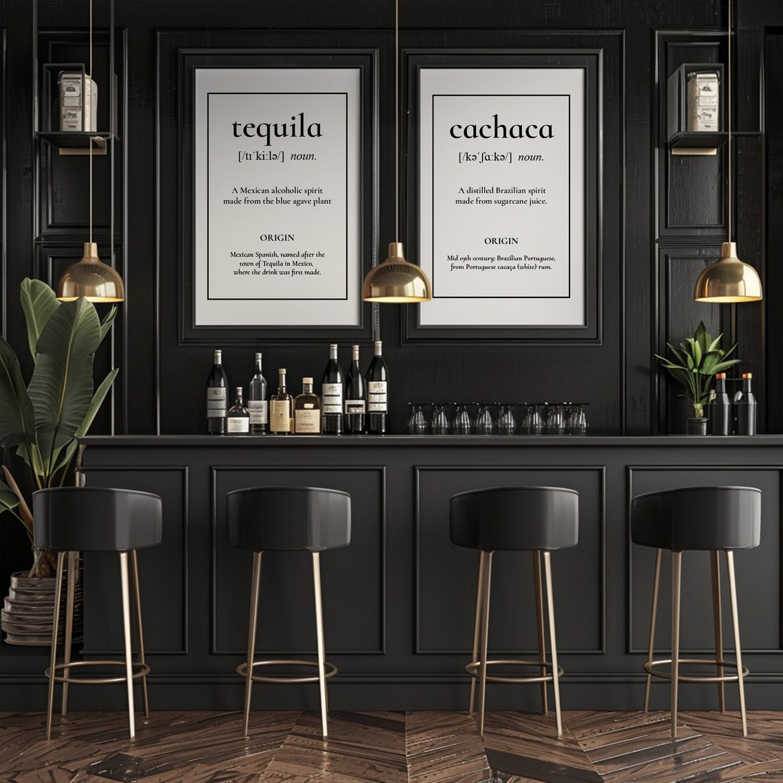 Tequila Cocktail Bar Wall Art Print - Image 2