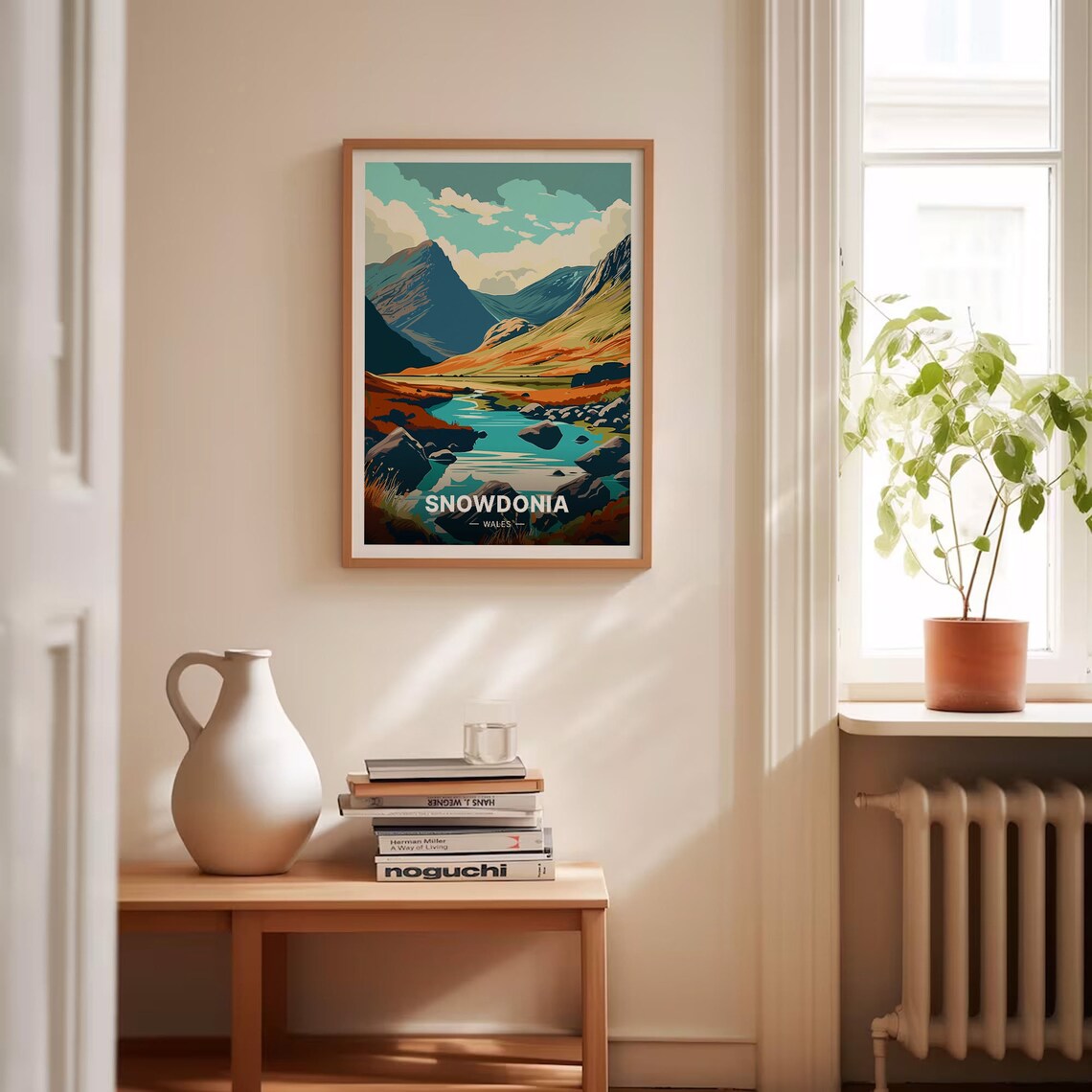 Snowdonia Wales Travel Poster, Nature Landscape - Image 4