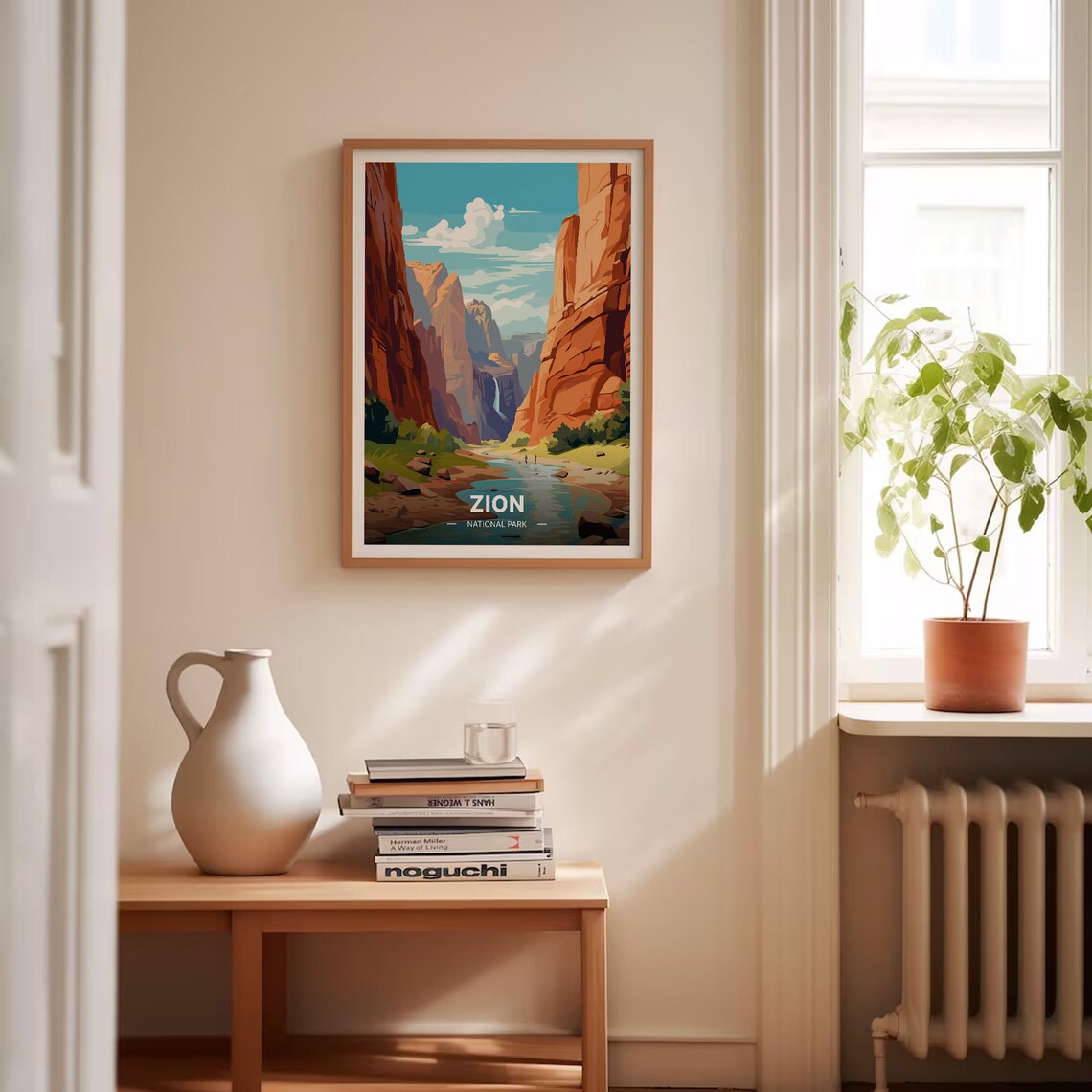 Zion National Park Travel Poster, Utah Scenic Decor - Image 4