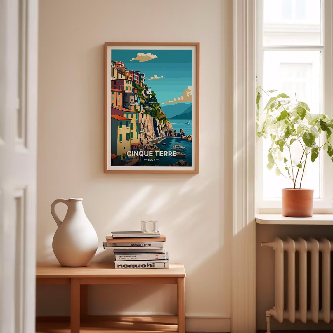 Cinque Terre Italy Colorful Cliffside Fishing Village Travel Poster - Image 4