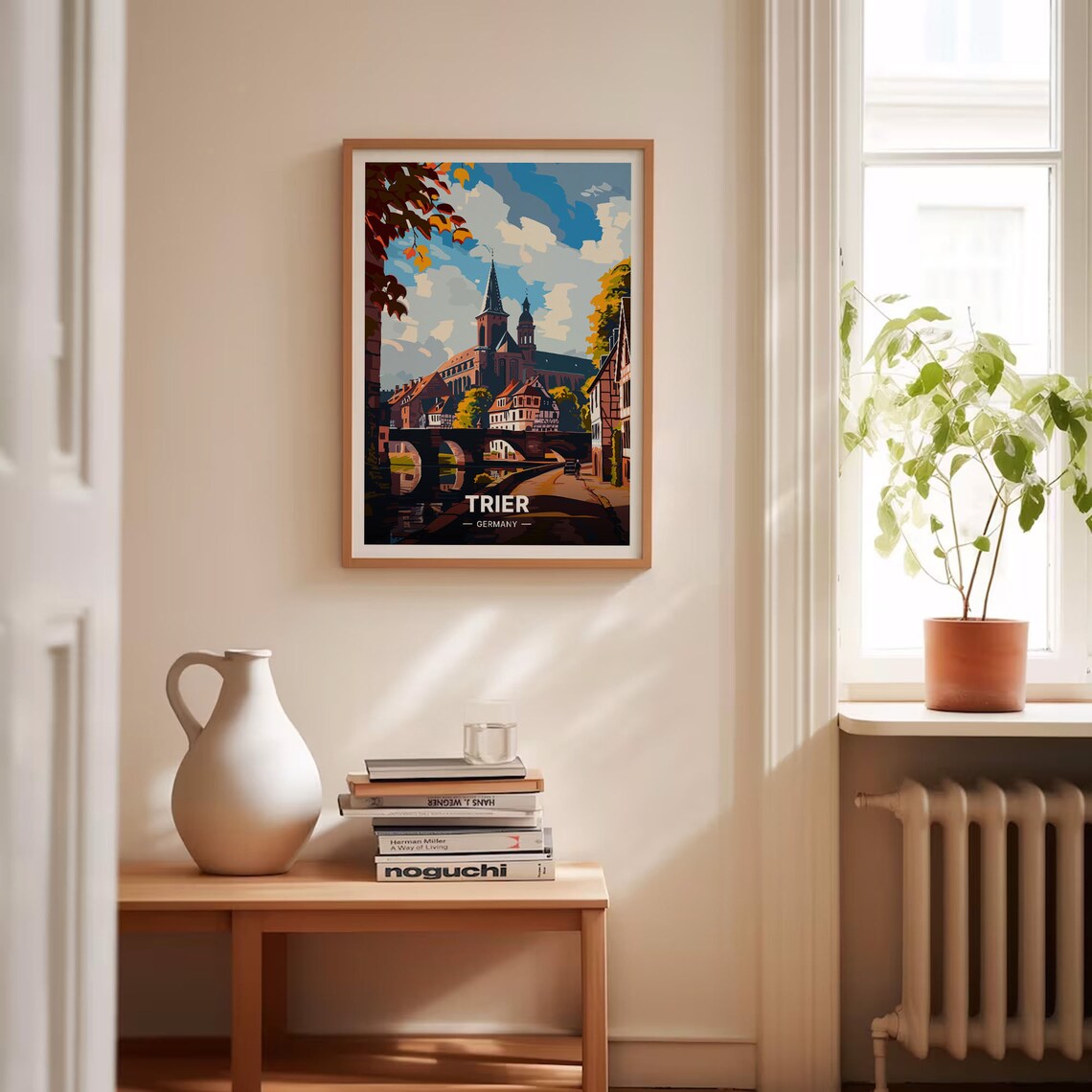 Trier Germany Travel Poster, Scenic Landscape Art Print - Image 4