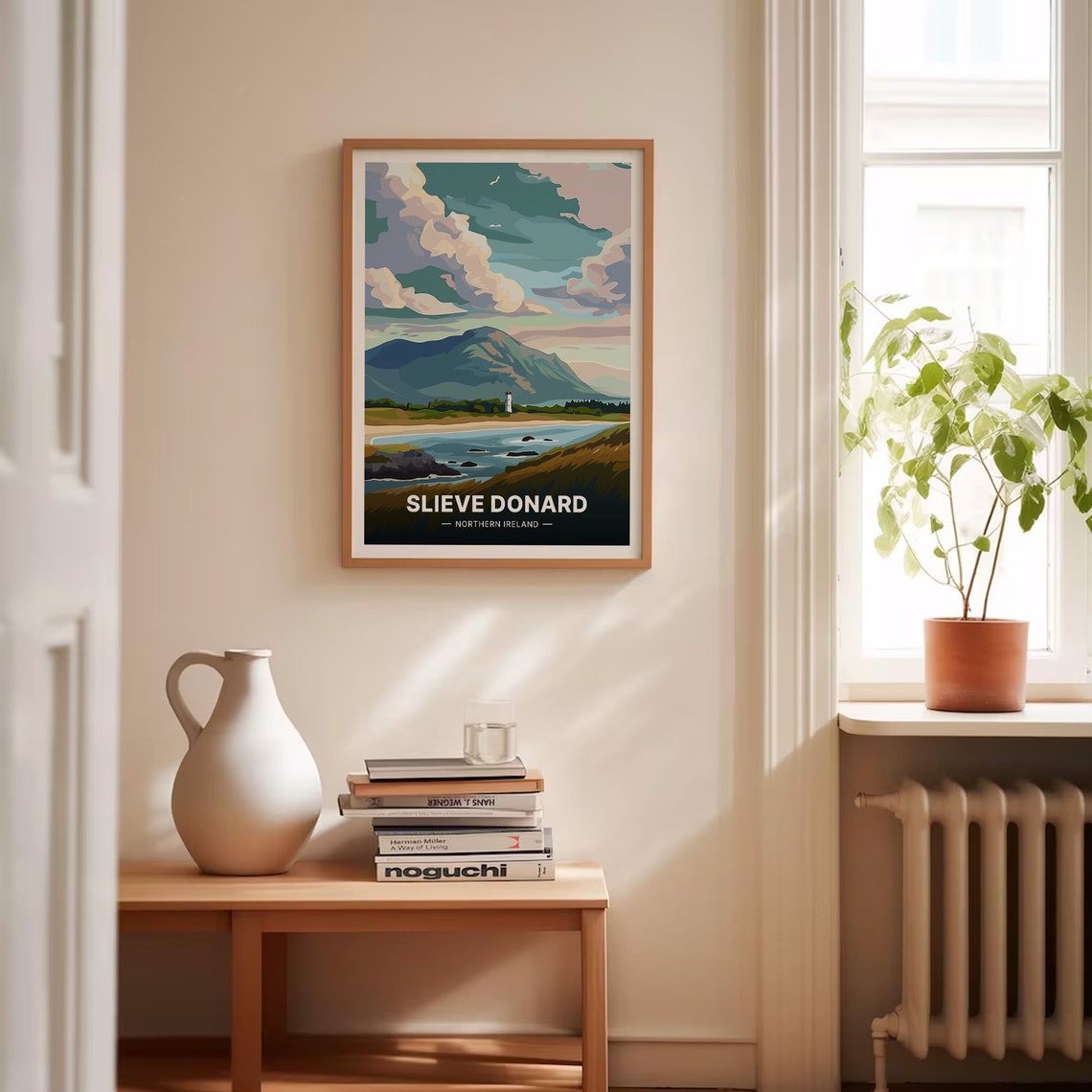 Slieve Donard Northern Ireland Mountain and Coastal Landscape Poster - Image 4