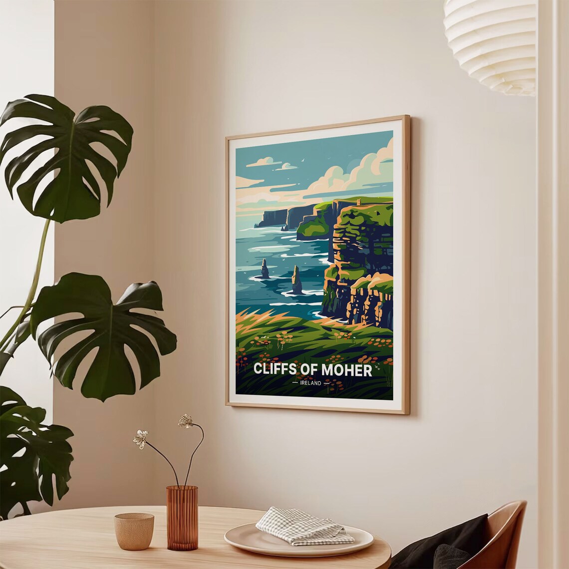 Cliffs Of Moher Home Decor Travel Poster - Image 2