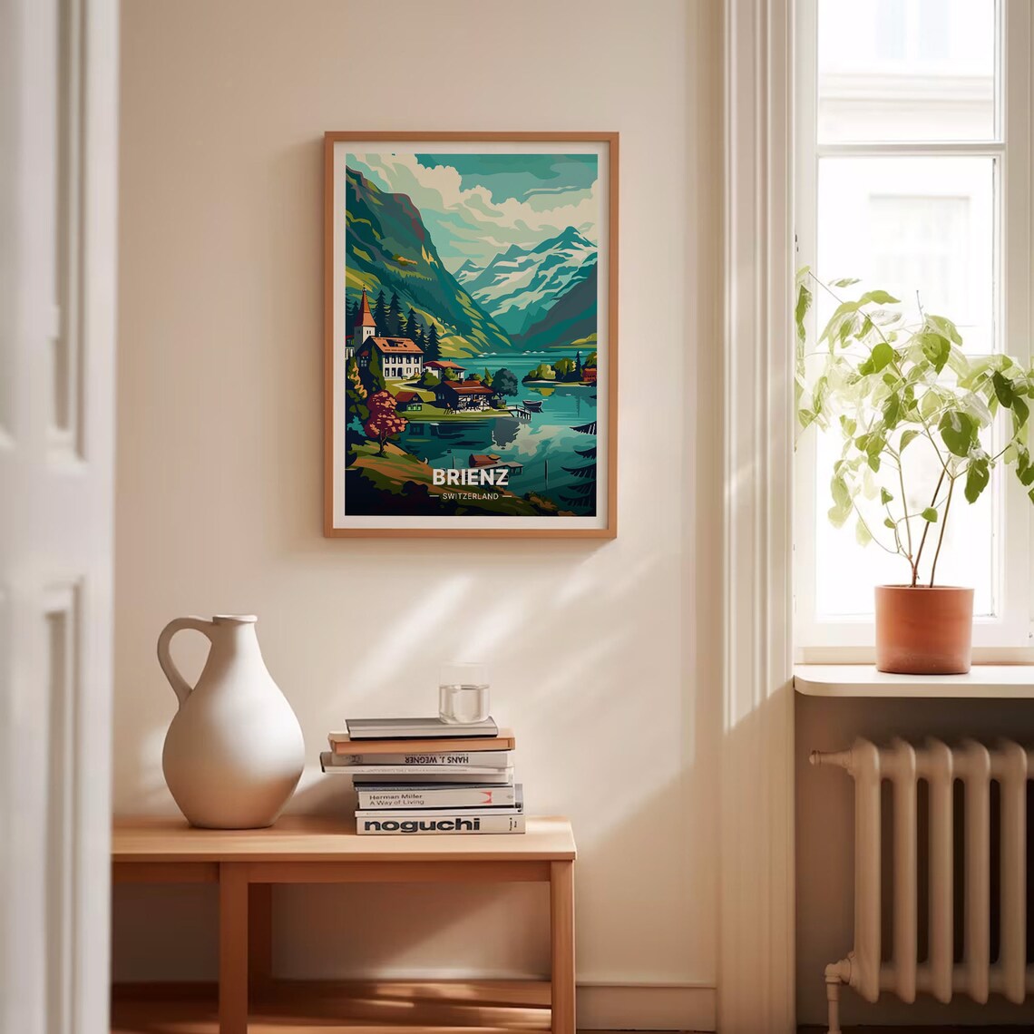 Switzerland Brienz Vintage Travel Poster Art Print - Image 4
