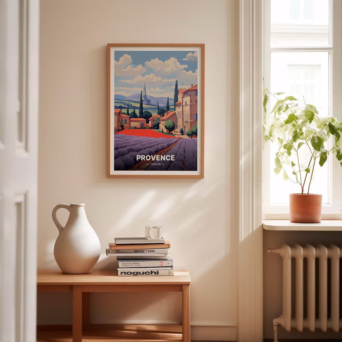 Provence France Lavender Fields Village Retro Vintage Travel Poster - Image 4