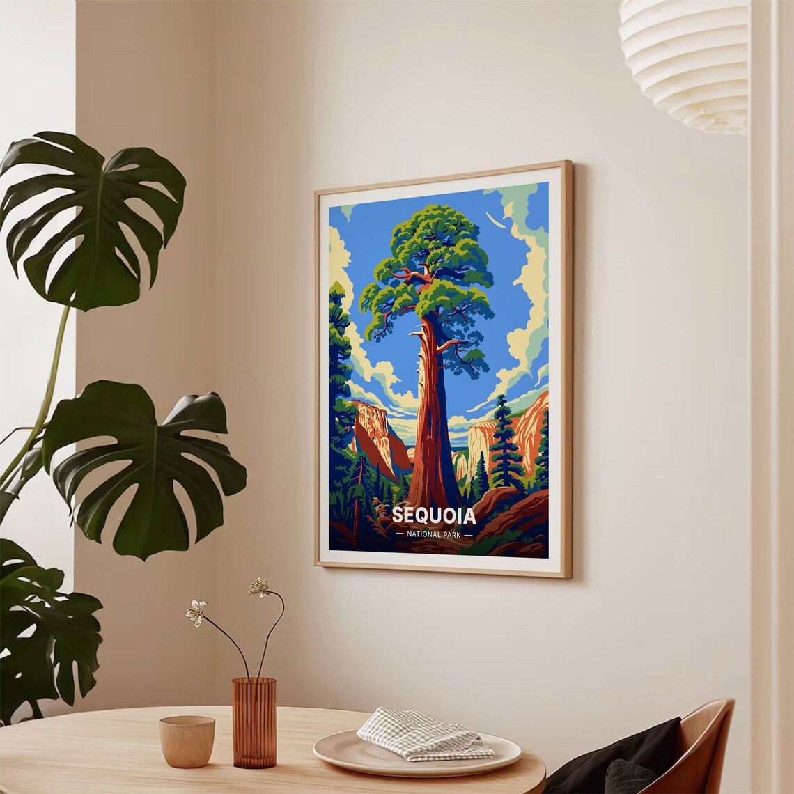 Sequoia National Park Travel Poster, Nature-Inspired Art - Image 2