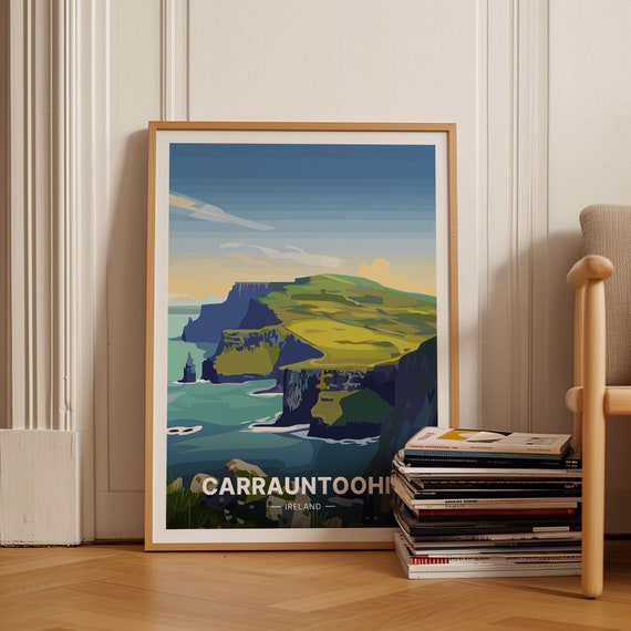 Carrauntoohil Landscape Poster Irelands Highest Peak County Kerry Scenery Travel Decor Hiking Enthusiast Gift Mountain Art C20 1671