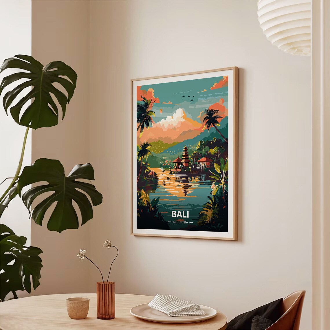 Bali Travel Poster, World Destination Wall Decor - Image 2