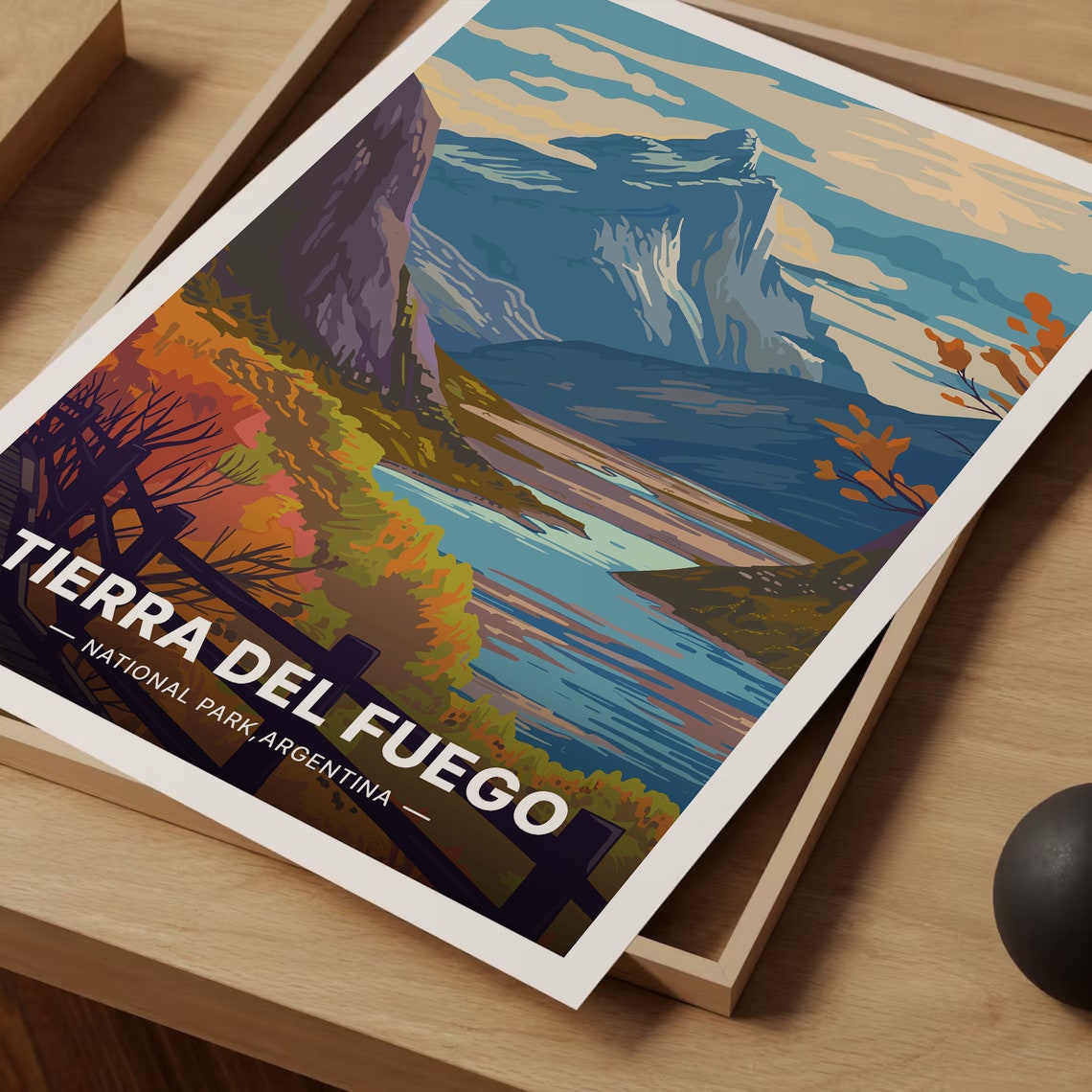 Tierra Del Fuego National Park Poster Argentina Scenic Landscape Ushuaia Travel Art South America Decor Unique Wall Art Gift C20 1716 - Image 3