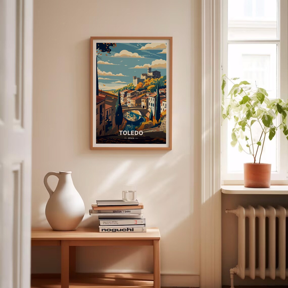 Toledo Spain Travel Poster, Scenic Cityscape Art Print - Image 4