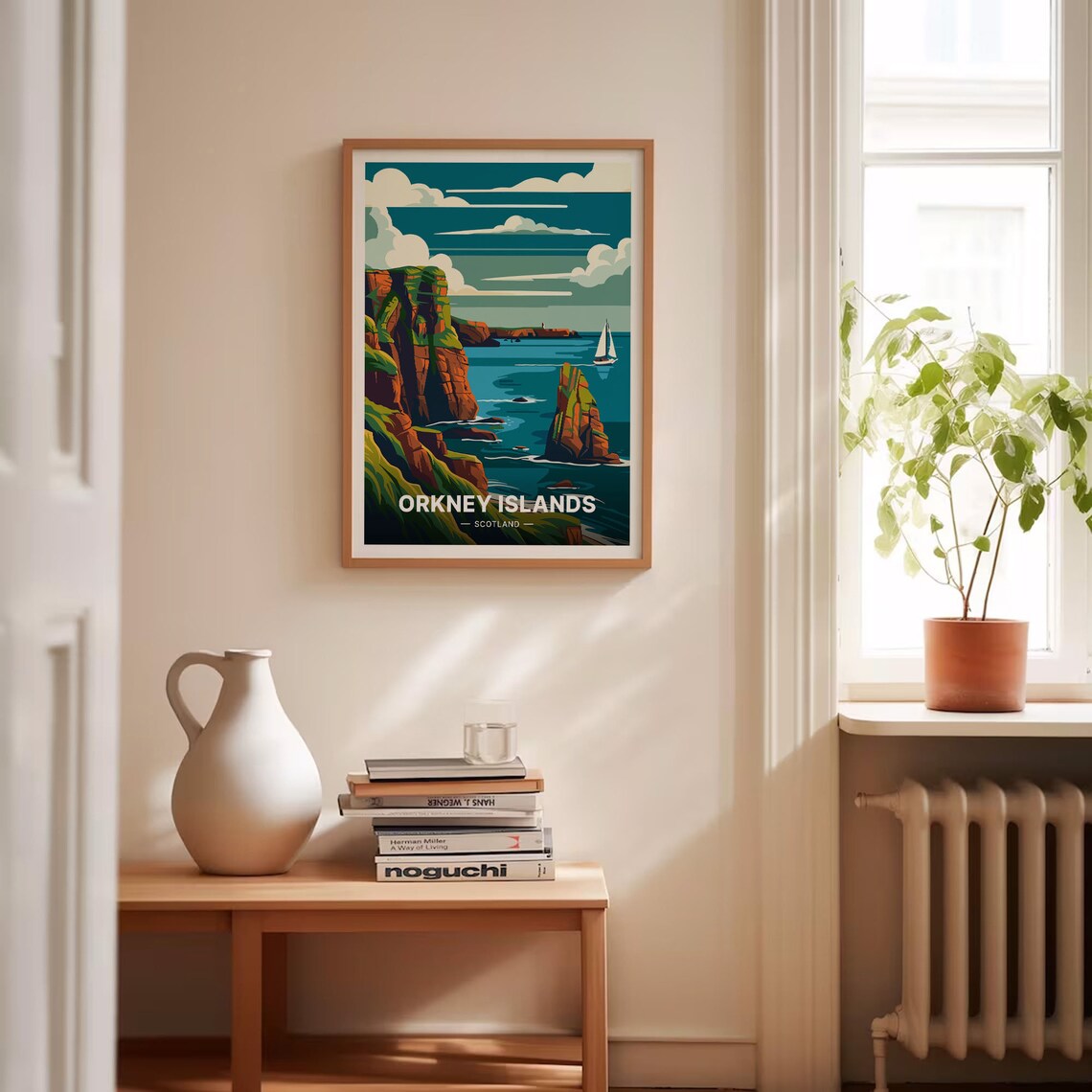 Orkney Islands Travel Poster, Scotland Landscape - Image 4