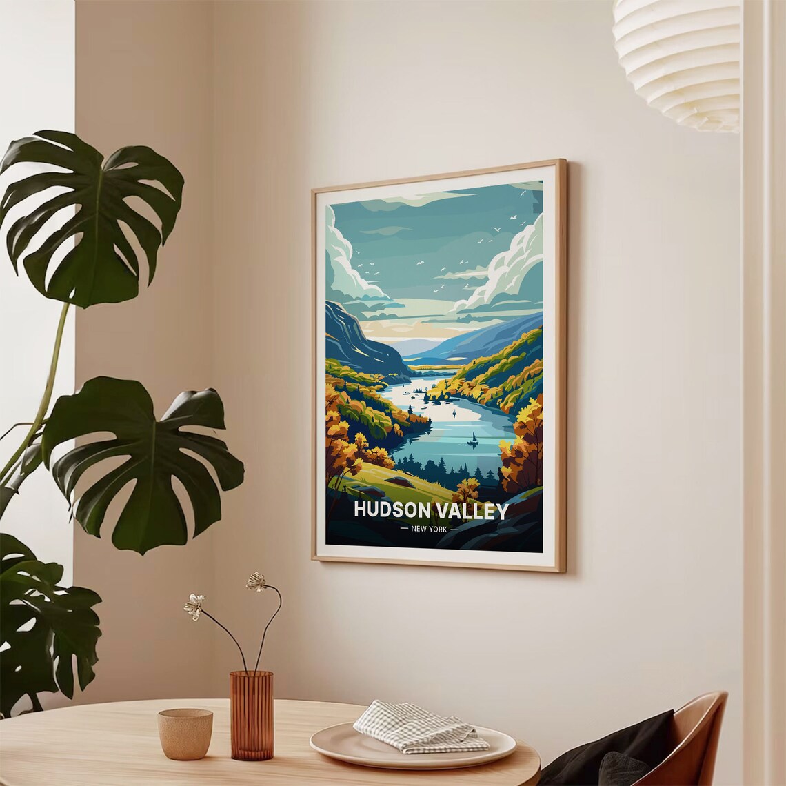 Hudson Valley Travel Poster, New York State Travel Poster - Image 2