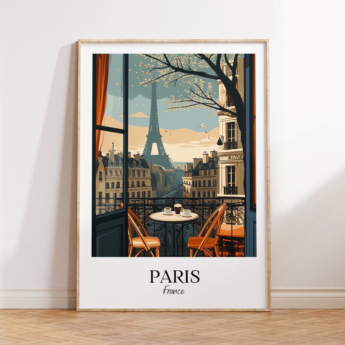 Paris City Print Paris Travel Poster France Travel Gift Paris France Poster Paris Gift
