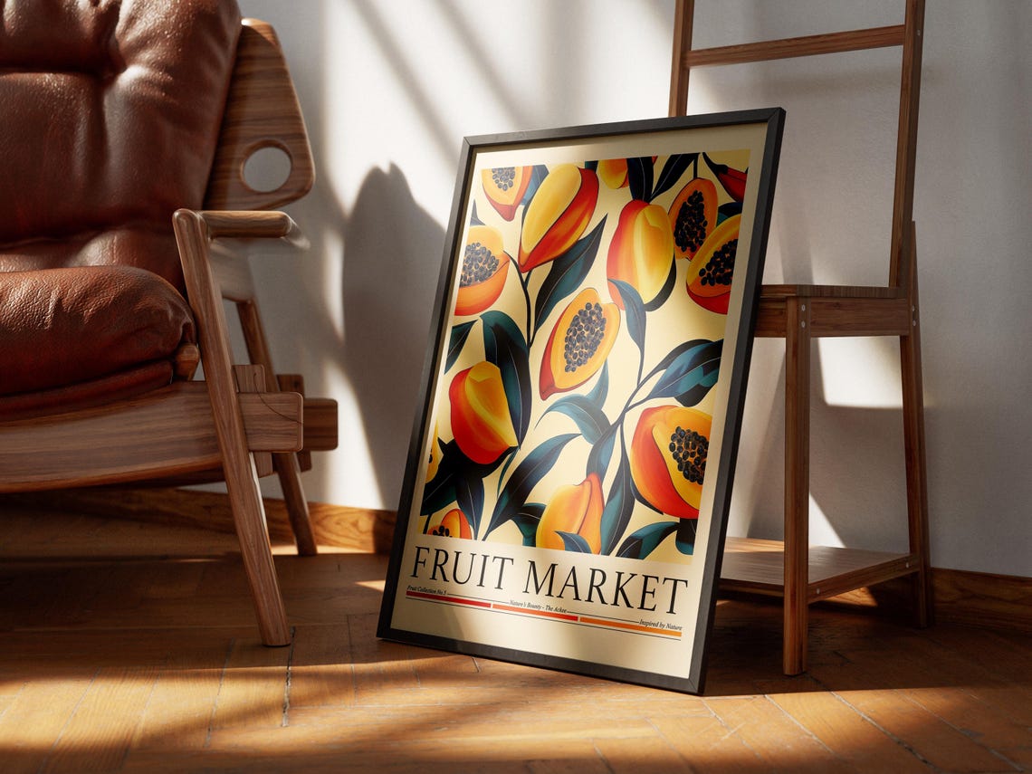 Ackee Fruit Market, Kitchen Wall Decor - Image 5
