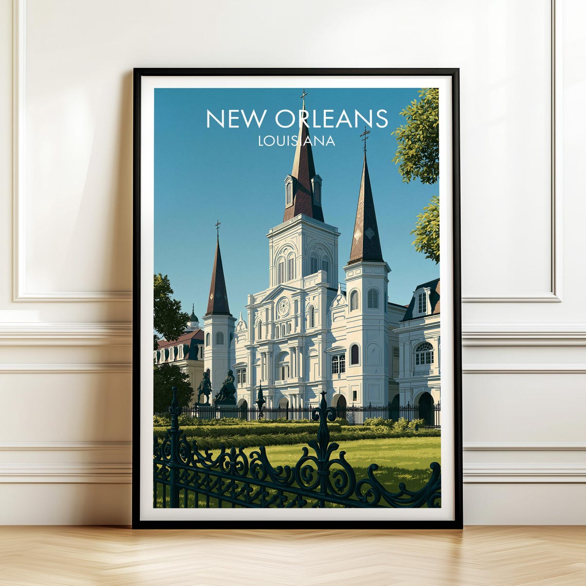St Louis Cathedral New Orleans Louisiana Jackson Square Poster