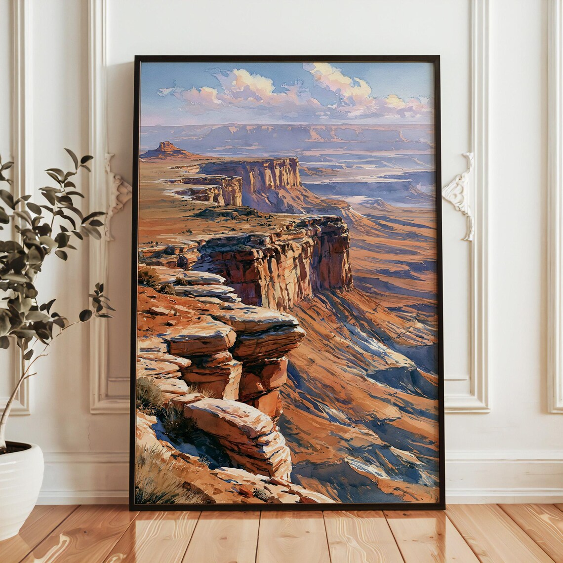 Canyonlands National Park Watercolor Travel Poster