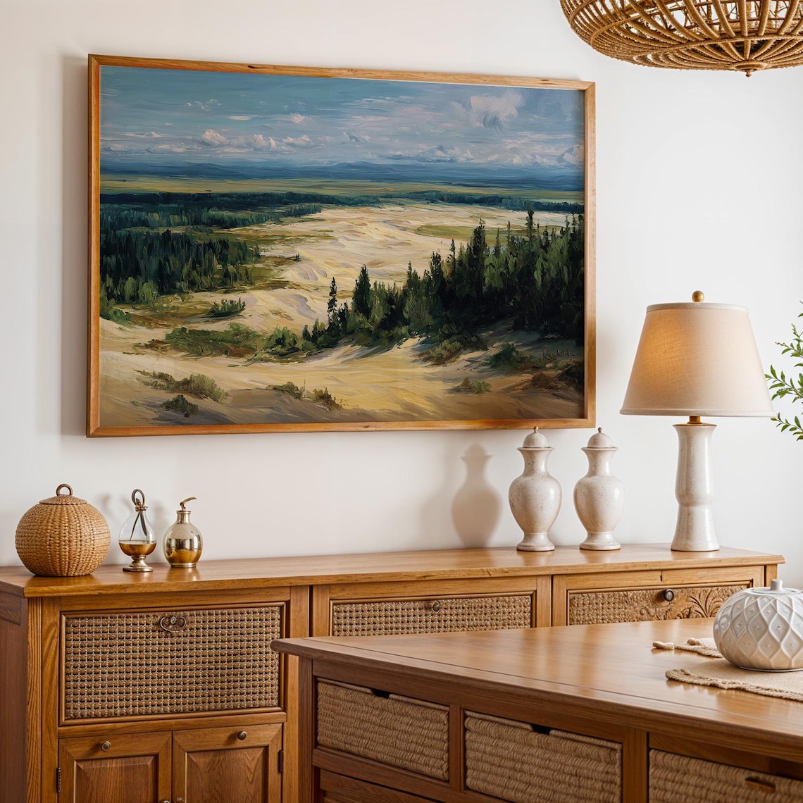 Kobuk Valley National Park Sand Dunes Boreal Forest Vista Poster