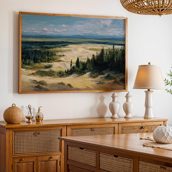 Kobuk Valley National Park Sand Dunes Boreal Forest Vista Poster