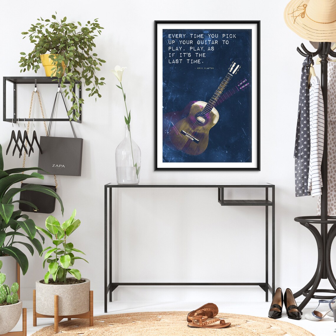 Guitar Motivational Poster, Inspirational Music Art Print - Image 4