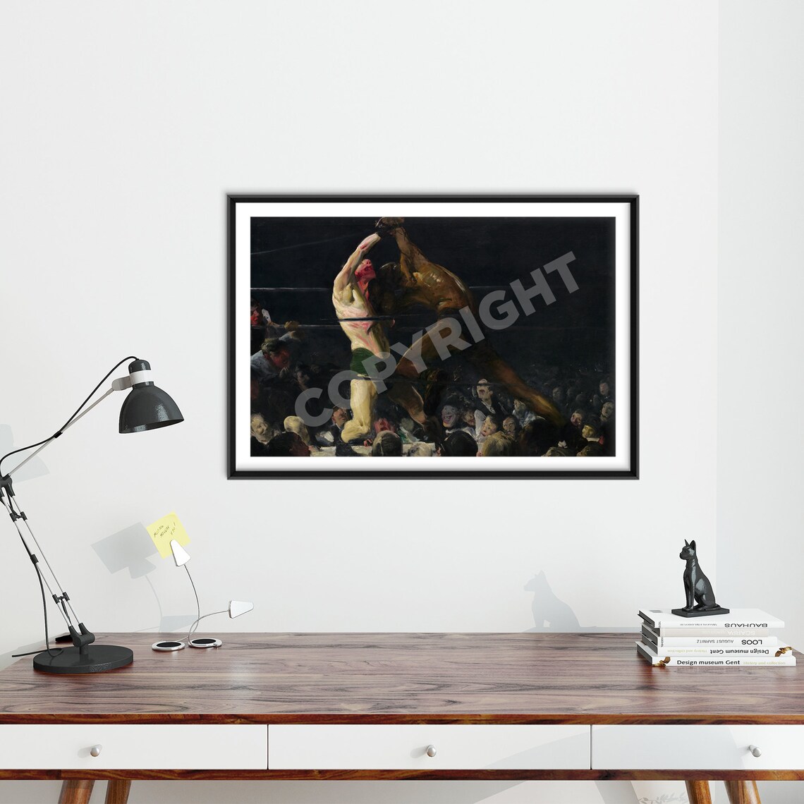 George Bellows Both Members of This Club Art Print - Image 4