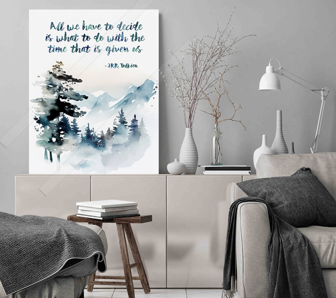 J.R.R. Tolkien Quote Art Print, Inspiration Quote - Image 3