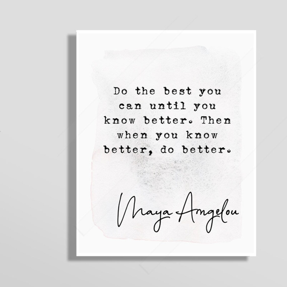 Maya Angelou Quote Print, Graduation Office Decor - Image 3