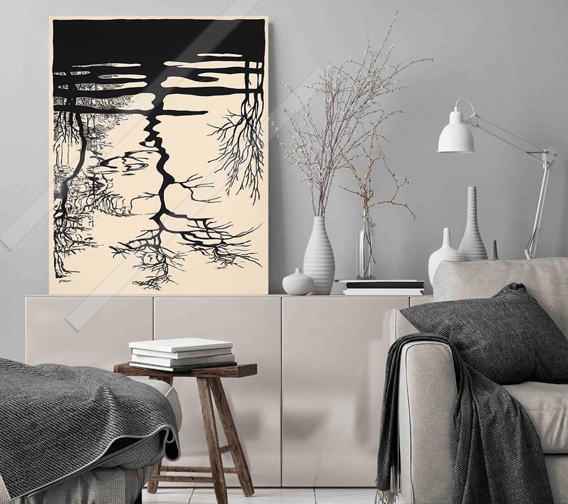 My Soul Has Grown Deep Like The Rivers Inspired Quote Wall Art Print Office Decor Birthday Gift - Image 2