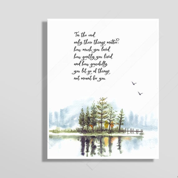 Buddha Inspirational Quote Art Print, Office Decor