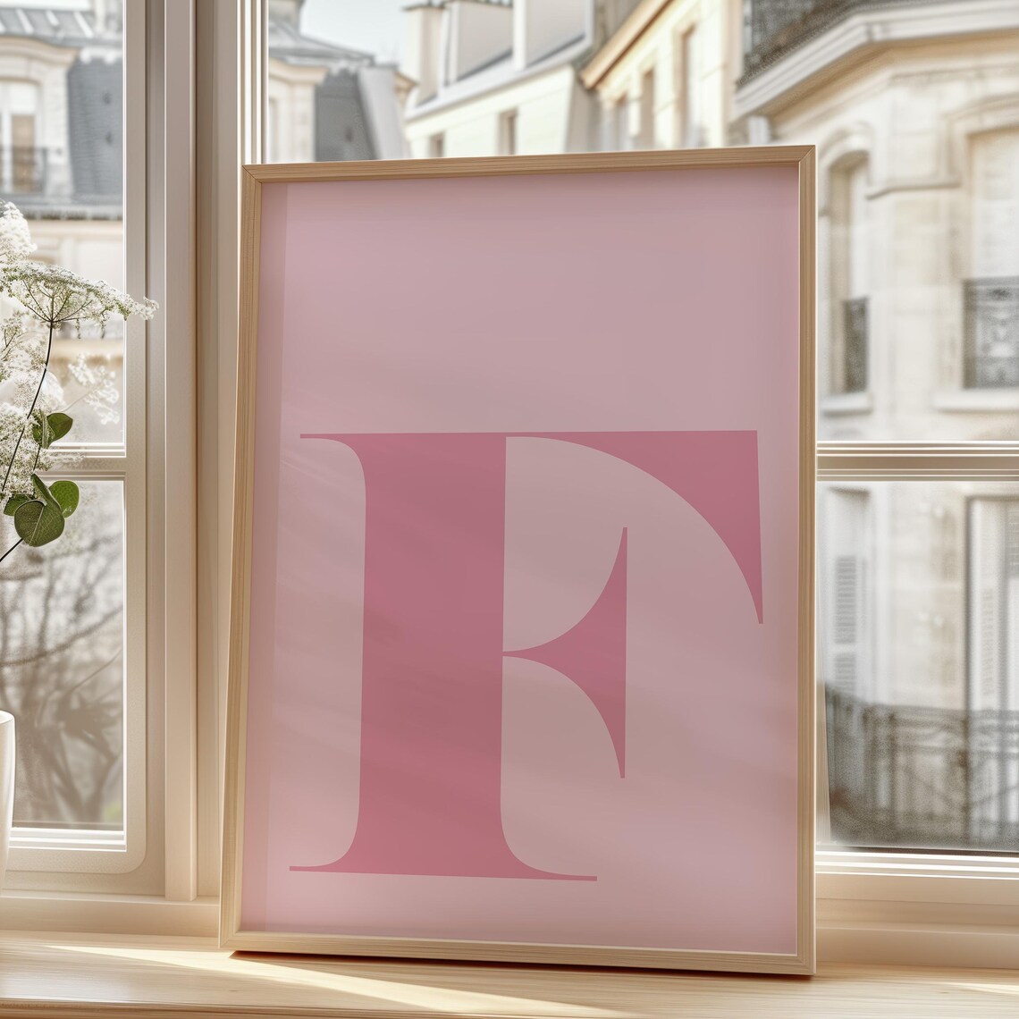 Letter F Poster, Alphabet Art for Nursery - Image 2