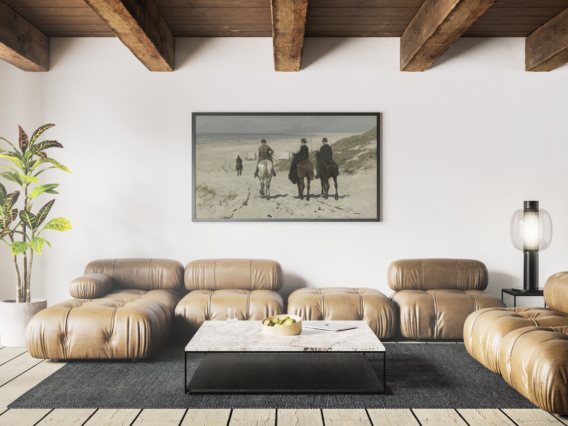 Frame TV Art, Vintage Oil Painting Print - Image 4