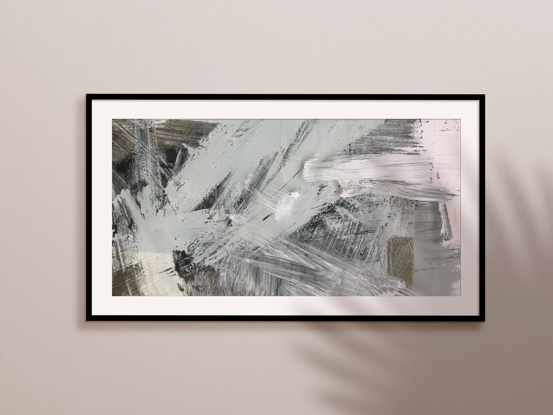 Abstract Art Oil Painting Wall Art Print - Image 2