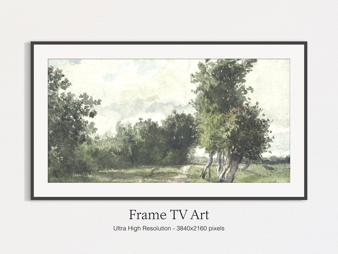 Classic Summer Nature Landscape Art Print - Image 4