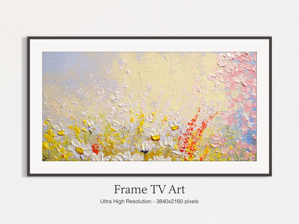 Wildflowers Oil-Painting Style Art Print - Image 5