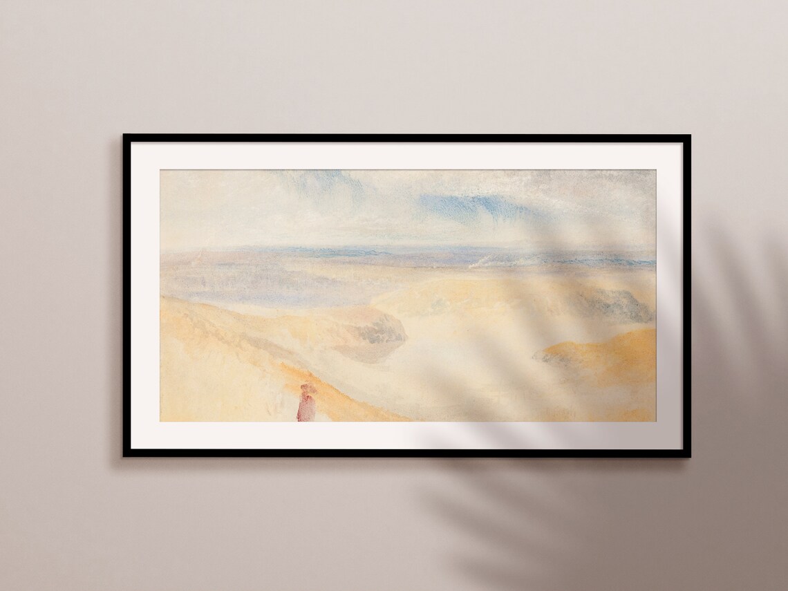 Abstract Yorkshire River Painting, Art Print - Image 2