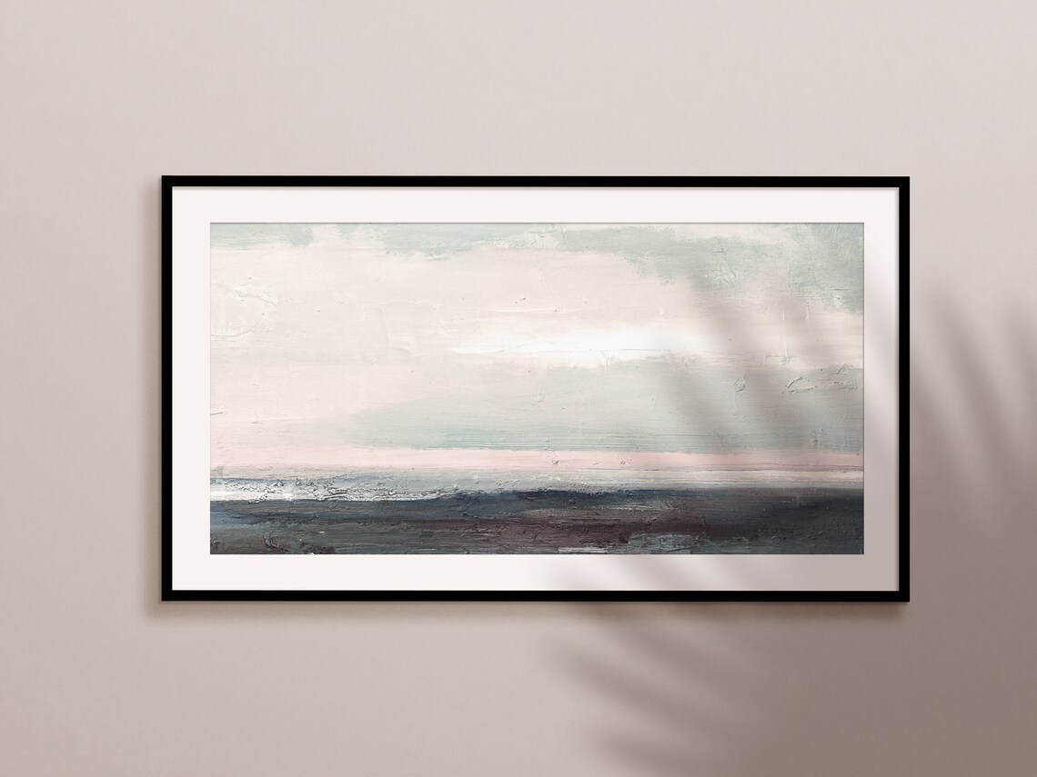 Sea Clouds Painting, Country Farmhouse Decor Art Print - Image 3