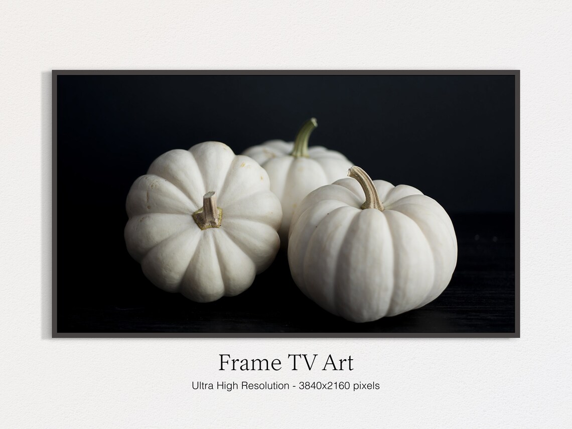 White Pumpkin Still Life, Fall Squash Art Print