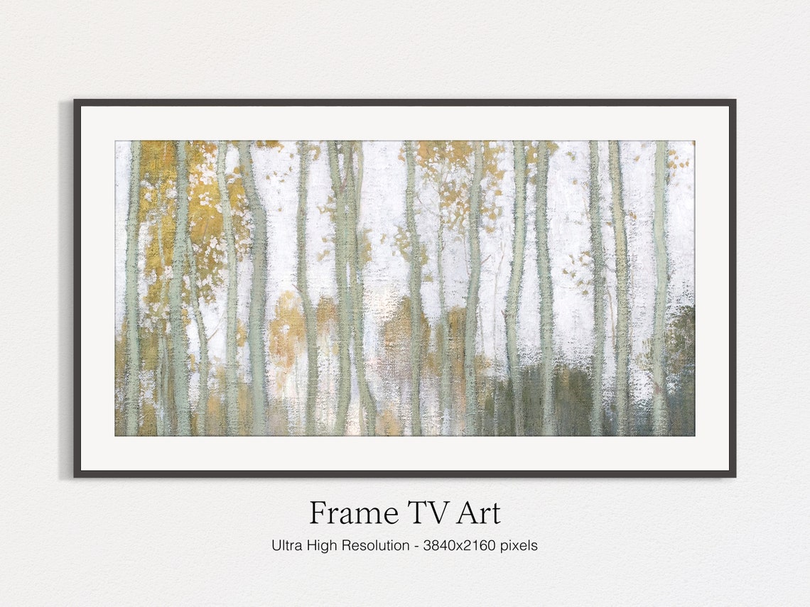 Frame Tv Art Forest Abstract Painting Art For Frame Tv Oil Painting - Image 4