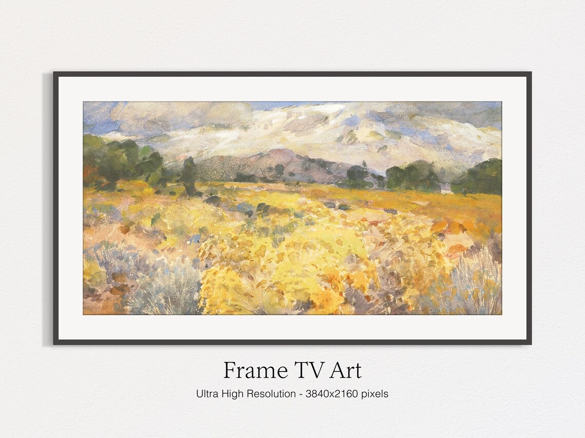 Longs Peak Watercolor Landscape Art Print - Image 5