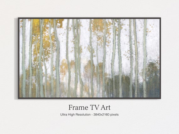 Frame Tv Art Forest Abstract Painting Art For Frame Tv Oil Painting