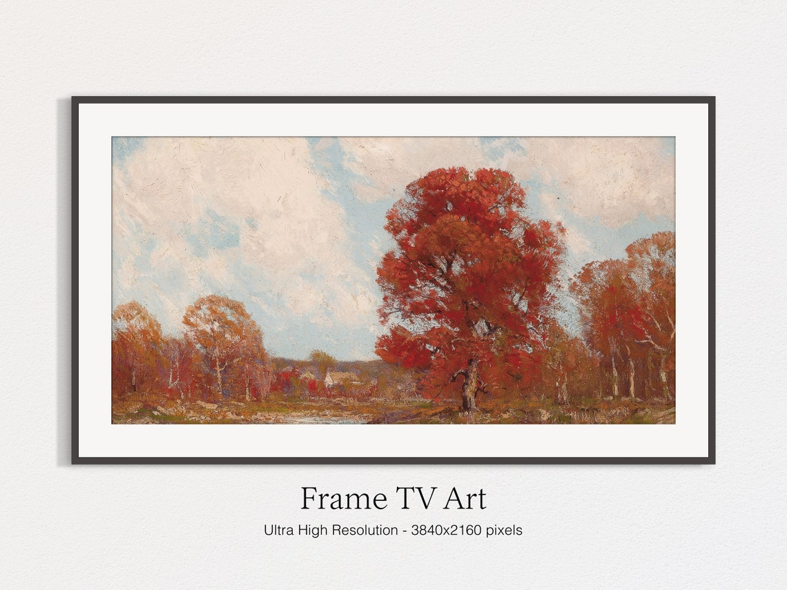 Autumn Trees, Seasonal Art Print - Image 4