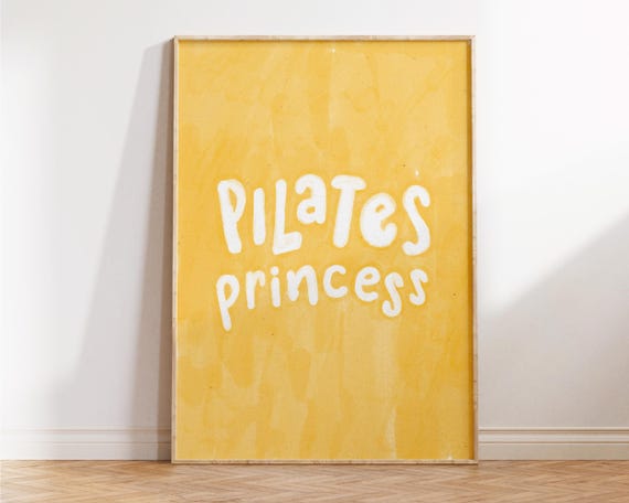 In My Pilates Era Print Cute Wall Art Studio Decor Fun Gift For Lovers Teachers Poster