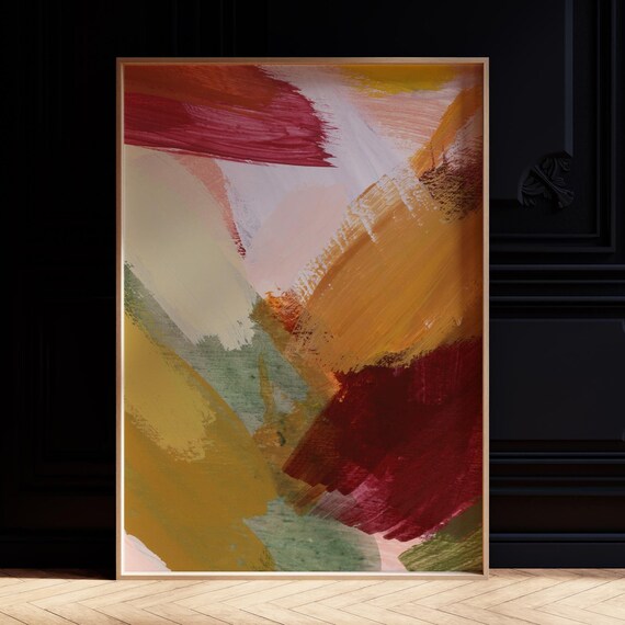 Painted Abstract Earthy Wall Art Moody Painting Modern Wall Art Abstract Wall Art Earthy Wall Decor Abstract Painting