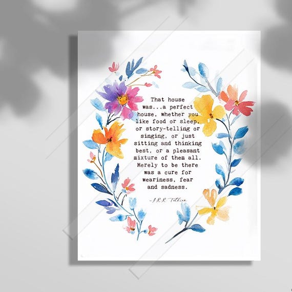 That House Was A Perfect House Inspiration Quote Housewarming Gift Birthday Gift